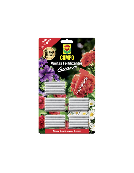 Varitas Fertilizantes con Guano 30 piezas - Compo 