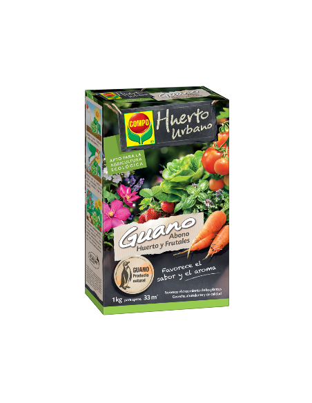 Abono Huertos y Frutales Guano 1 Kg- Compo