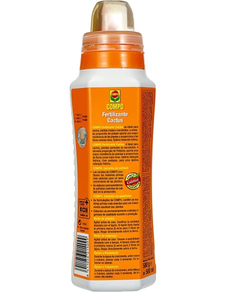 Fertilizante Cactus 500ml - Compo 