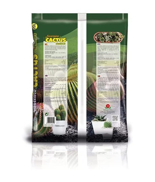 Sustrato ciemhus para Cactus 5 L -...