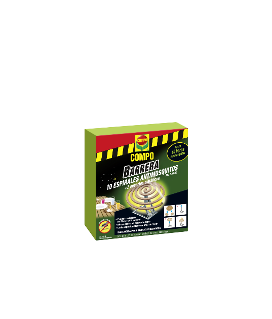 Barrera Espiral Antimosquitos 6x10gr- Compo