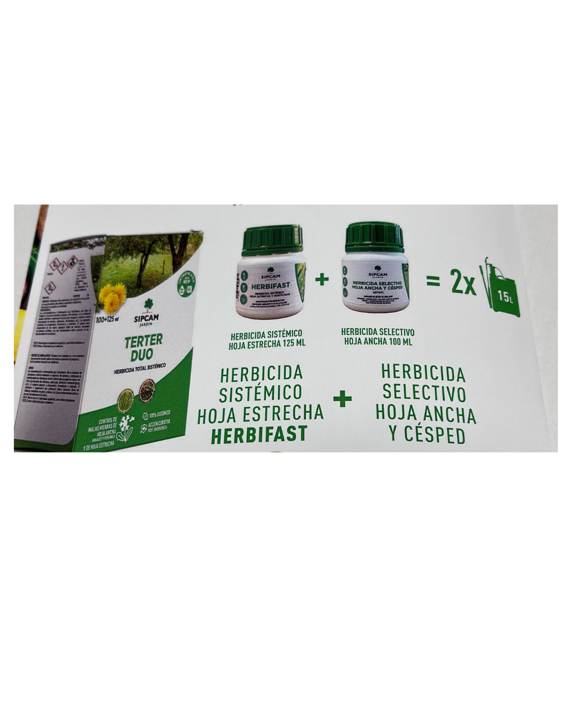 Herbicida Terter Duo - Sipcam Jardín