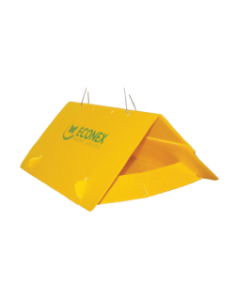 Trampa triangular amarilla...