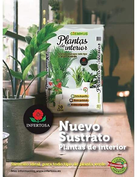 Sustrato Plantas de interior Ciemhus 20L - Infertosa
