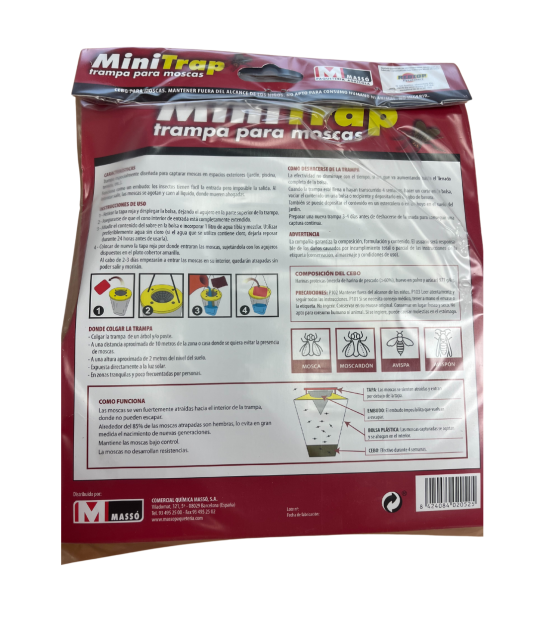 Mini trap Moscas - Massó Mini trap Moscas - Massó