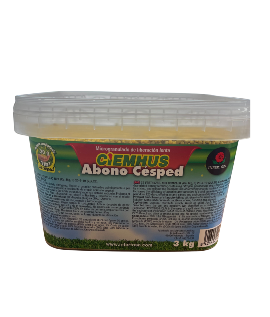 Abono césped 3kg - Infertosa  Abono césped 3kg - Infertosa