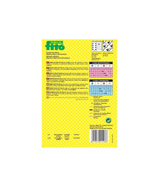 SEMILLAS CEBOLLA ROJA DE ZALLA - FITO