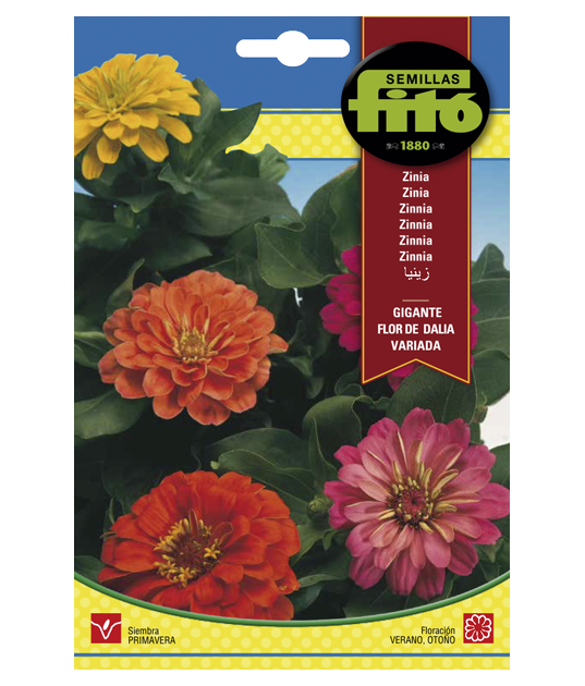SEMILLAS ZINIA GIGANTE FLOR DE DALIA...