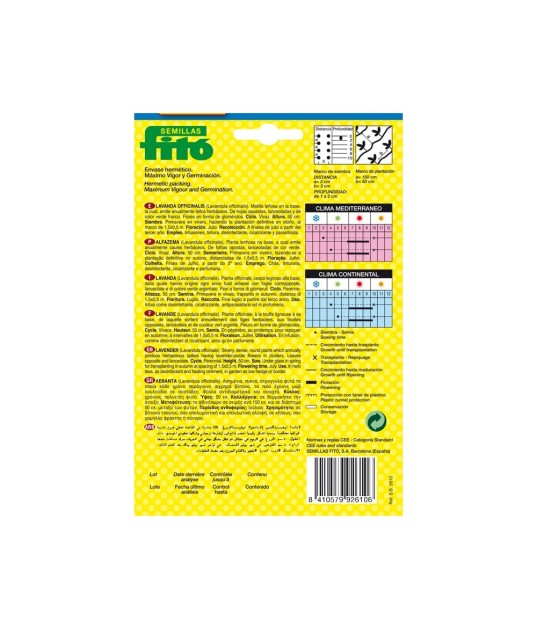 SEMILLAS LAVANDA OFFICINALIS - FITO